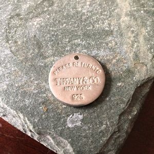 Tiffany and Co Sterling return tag